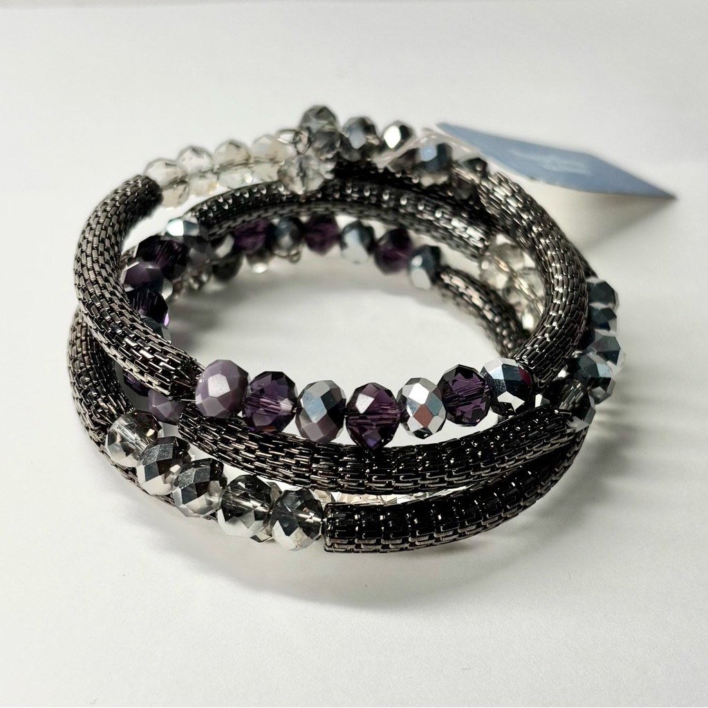 Simply Vera Mesh Beads Wrap Bracelet 15$